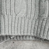 ポールスミス ケーブル編み アルパカ混紡 ニット グレー - NEWSED