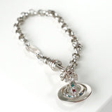 ヴィヴィアン ウエストウッド オーブ シルバー 箱付き - NEWSED