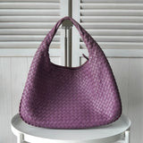 ボッテガ イントレチャート レザー ワンショルダーバッグ パープル - NEWSED