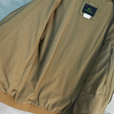 ラコステ ロゴパッチ ブルゾン カーキ ベージュ - NEWSED