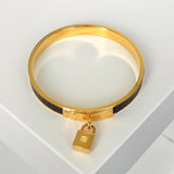 エルメス ケリー バングル ゴールド/ブラック - NEWSED