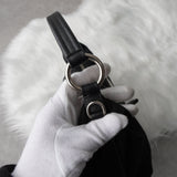 プラダ ポコノ テスート ナイロン サフィアーノ レザー ハンドバッグ ワンハンドル 三角プレート ブラック - NEWSED