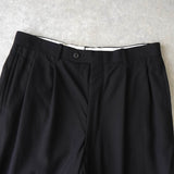 クリスチャン ディオール ヴィンテージ ツータック スラックス ブラック - NEWSED