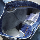 エムエムシックス メゾンマルジェラ スラッシュディテール カットアウト デニム ブルー - NEWSED