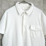 アーペーセー パイル地 半袖 ポロシャツ ホワイト - NEWSED