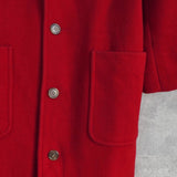 ポロ ラルフローレン ウールコート チェスターコート レディース レッド - NEWSED