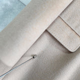 セオリー カシミヤ アンゴラ ロングコート ウールコート ベージュ レディース - NEWSED