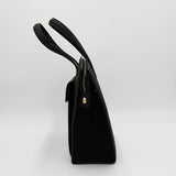 セリーヌ 馬車金具 サルキー ナイロン ハンドバッグ 自立型 ブラック - NEWSED