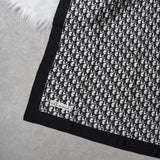 クリスチャン ディオール トロッター シルク スカーフ ブラック - NEWSED