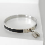 エルメス ケリー メタル バングル シルバー/ブラック - NEWSED