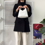 メゾンマルジェラ エムエムシックス レザー ジャパニーズバッグ ショルダーバッグ ホワイト - NEWSED