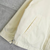 ラコステ メタルロゴパッチ ブルゾン コットンジャケット イエロー - NEWSED