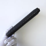 ボッテガ・ヴェネタ イントレチャート レザー ラウンドファスナー - NEWSED