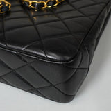 シャネル ココマーク ターンロック マトラッセ ラムスキン チェーン トートバッグ ブラック - NEWSED