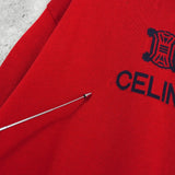 セリーヌ ヴィンテージ トリオンフ ニット レッド - NEWSED