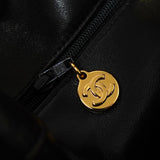 シャネル ココマーク ターンロック マトラッセ ラムスキン チェーン トートバッグ ブラック - NEWSED