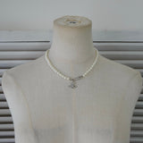 ヴィヴィアン ウエストウッド オーブ フェイクパール ピン ラインストーン ネックレス チョーカー シルバー - NEWSED