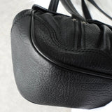 セリーヌ シボレザー 肩掛け ハンドバッグ ショルダーバッグ シルバー金具 ブラック - NEWSED