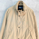 ポロ バイ ラルフローレン ブルゾン 中綿ジャケット キルティング裏地 フリース裏地 ベージュ - NEWSED