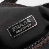 プラダ ポコノ テスート ナイロン ミニハンドバッグ アクセサリーポーチ ブラック - NEWSED