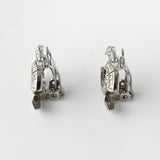 シャネル ココマーク ラインストーン イヤリング シルバー - NEWSED