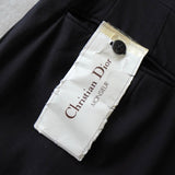 クリスチャン ディオール ヴィンテージ ツータック スラックス ブラック - NEWSED