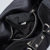 プラダ ポコノ テスート ナイロン レザー トートバッグ 三角プレート ブラック - NEWSED