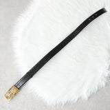 セリーヌ ヴィンテージ 輪馬車 サルキー レザー ベルト ブラック レディース - NEWSED