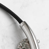 エルメス ヴィヴィリテ ハート カデナ ブレスレット チョーカー ブラック / シルバー - NEWSED