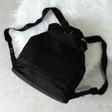 プラダ ポコノ テスート ナイロン / レザー リュックサック ブラック ギャランティカード付き - NEWSED