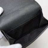 グッチ 型押しロゴ レザー 三つ折り財布 ブラック - NEWSED