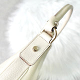 グッチ アビー レザー ワンショルダーバッグ ホワイト - NEWSED