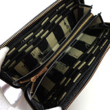 ヴィヴィアン・ウエストウッド オーブロゴ レザー ラウンドジップ 長財布 ロングウォレット ブラック - NEWSED