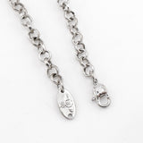 ヴィヴィアン ウエストウッド ラージ オーブ ラインストーン シルバー ロングネックレス - NEWSED