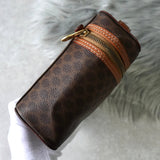 セリーヌ マカダム バニティバッグ ハンドバッグ ブラウン - NEWSED