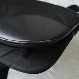 プラダ ポコノ テスート ナイロン / レザー トライアングルロゴ ショルダーバッグ ブラック - NEWSED