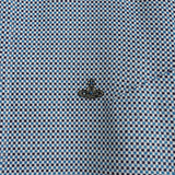 ヴィヴィアン ウエストウッド オーブ 長袖シャツ クレリックシャツ ブルー - NEWSED