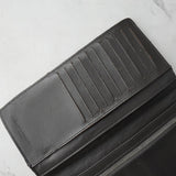 メゾン マルジェラ 四つタグ レザー ロングウォレット 長財布 グレー - NEWSED