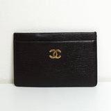 シャネル ココマーク レザー カードケース ブラウン - NEWSED