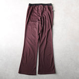 アディダス トラックパンツ ロゴ 刺繍 ボルドー - NEWSED