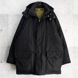 ポロ バイ ラルフローレン フーデッド ダウンジャケット フード取り外し可能 ブラック - NEWSED