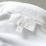 アーペーセー パイル地 半袖 ポロシャツ ホワイト - NEWSED