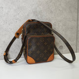 ルイ・ヴィトン モノグラム アマゾン レザー ショルダーバッグ ブラウン - NEWSED