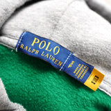 ポロ ラルフローレン ポロベア パーカー ストライプ柄 グリーン / ネイビー - NEWSED