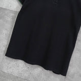 フレッドペリー ロゴ刺繍 半袖ポロシャツ ブラック × グリーン - NEWSED