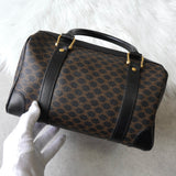 セリーヌ マカダム PVC ミニボストンバッグ ブラック - NEWSED