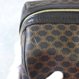 セリーヌ マカダム PVC / レザー ボストンバッグ ブラック - NEWSED