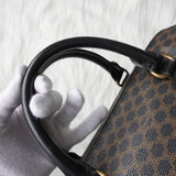 セリーヌ マカダム PVC ミニボストンバッグ ブラック - NEWSED