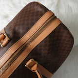 セリーヌ マカダム PVC ボストンバッグ ブラウン - NEWSED