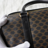 セリーヌ マカダム PVC ミニボストンバッグ ブラック - NEWSED